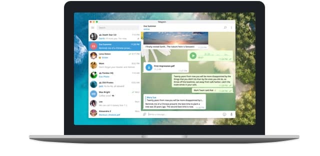 Telegram下载 Windows中文版界面预览